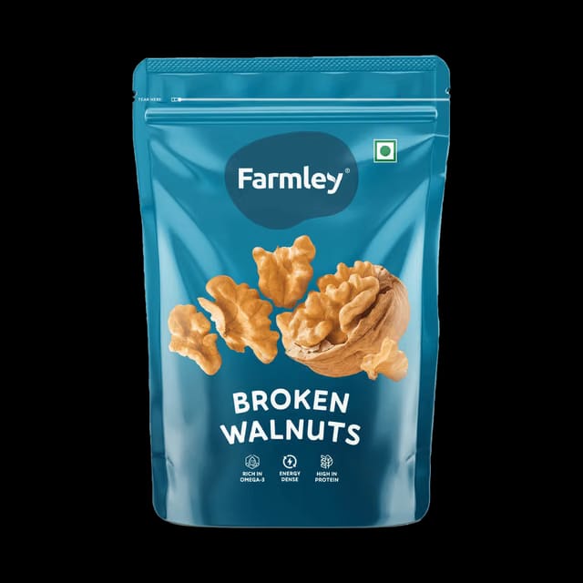 Farmley Premium Light Broken Walnut (Akhrot) Kernels