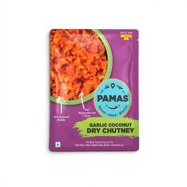 Pamas Garlic Coconut Dry Chutney