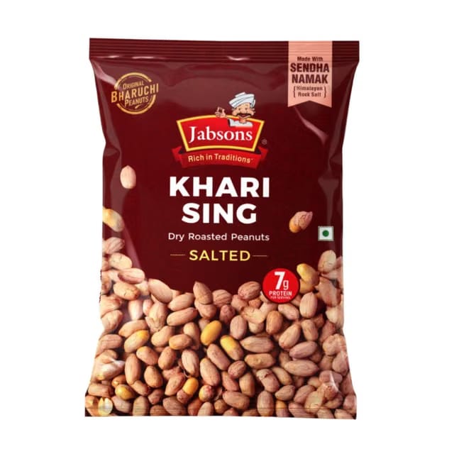 Jabsons Bharuchi Khari Sing Rock Salt Peanuts