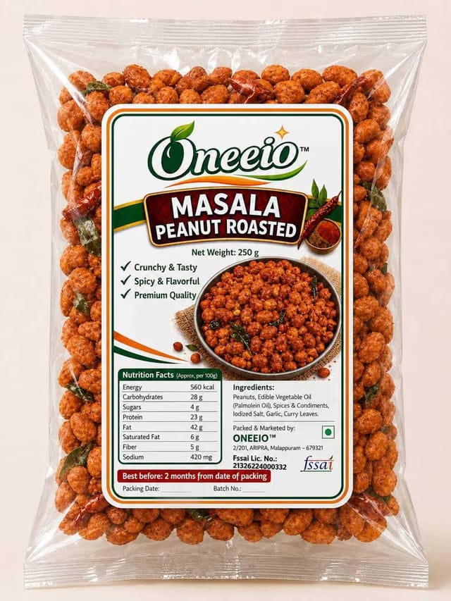 oneeio Masala Roasted Peanut