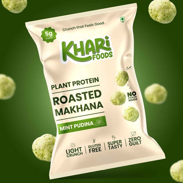 Khari Foods Roasted Mint Pudina Makhana