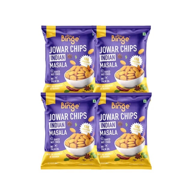 The Healthy Binge Moringa Jowar Crisps