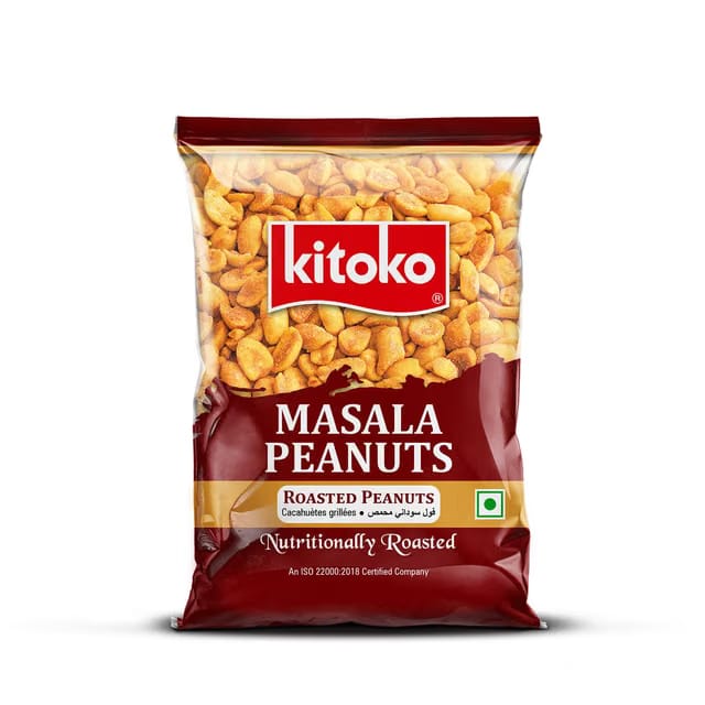Kitoko Roasted Masala Peanuts without Skin 200gm, Masala Khari Sing