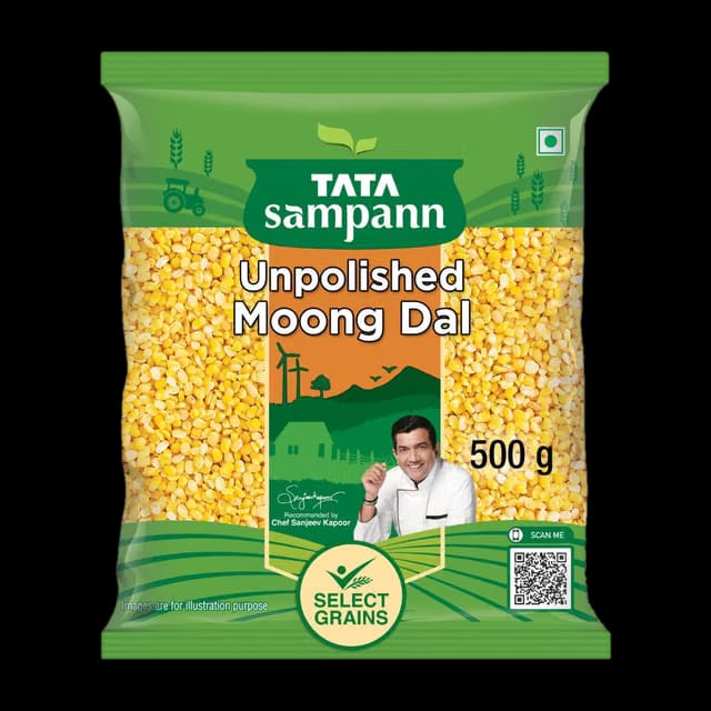 Tata Sampann Unpolished Yellow Moong Dal (Split)