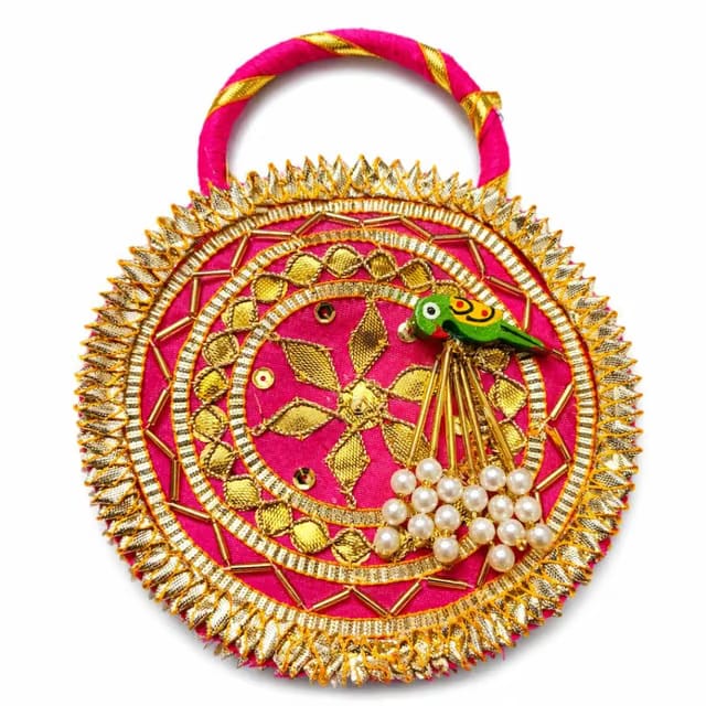 Handmade Decorative Coin Gift Pouch for Gold & Silver Coins