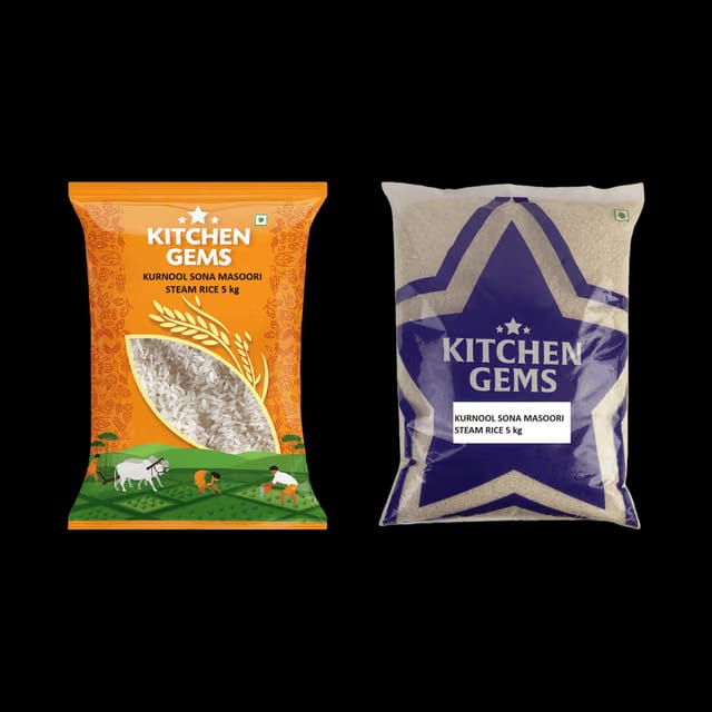 KITCHEN GEMS Kurnool Sona Masoori Steam Rice