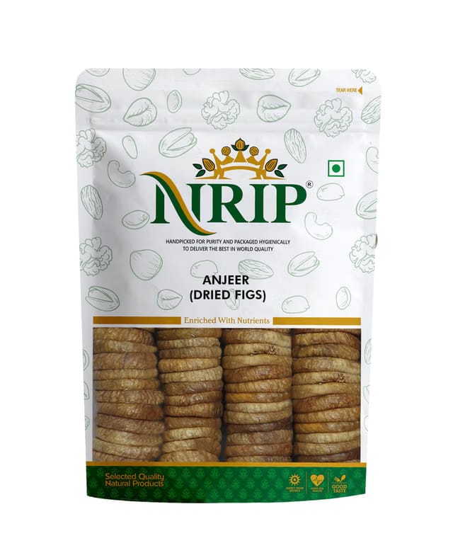 NRIP Premium Dried Afghani Anjeer 200g I Low in Fat
