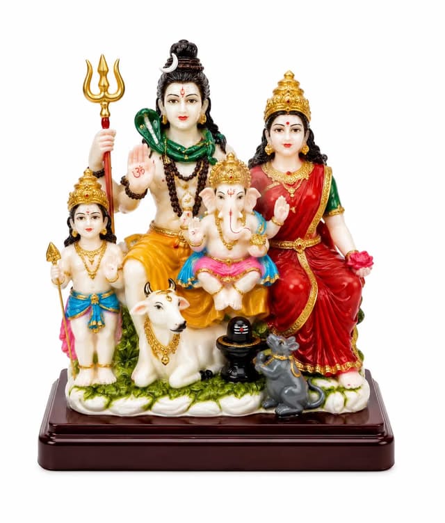 Shiv Parivar Idol 8 Inch
