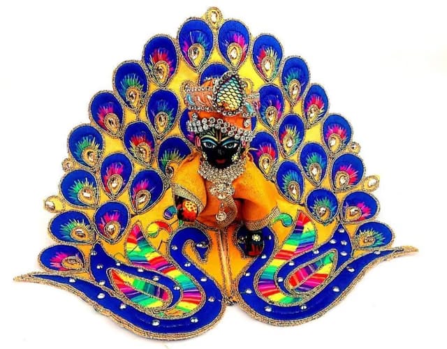 Cotton Laddu Gopal Dress (Yellow) (0 Number)