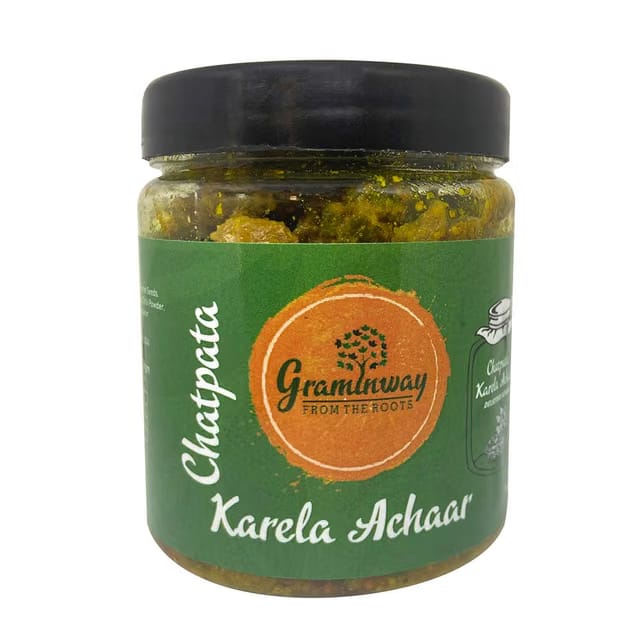 GRAMINWAY - from THE Roots Special Homemade Chatpata Karela Ka Achar /Bitter Guard Pickle