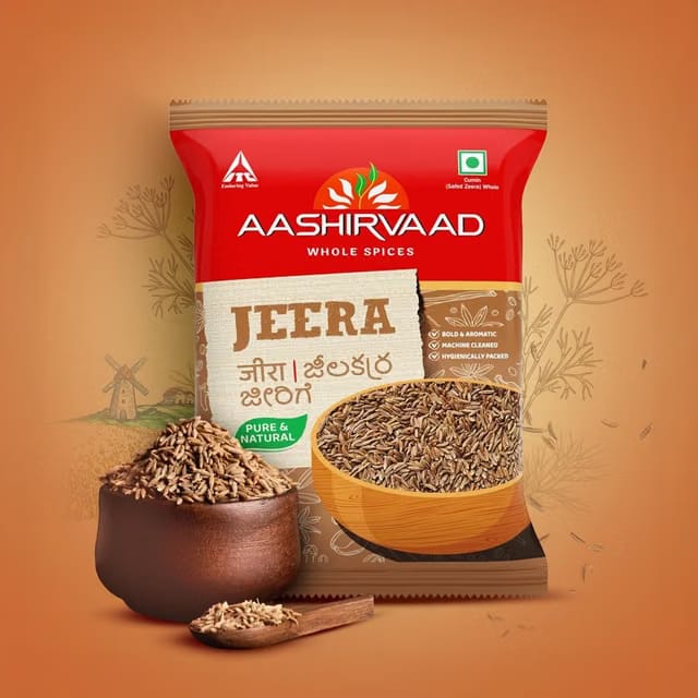 Aashirvaad Pure Whole Cumin Seeds / Jeera Seeds