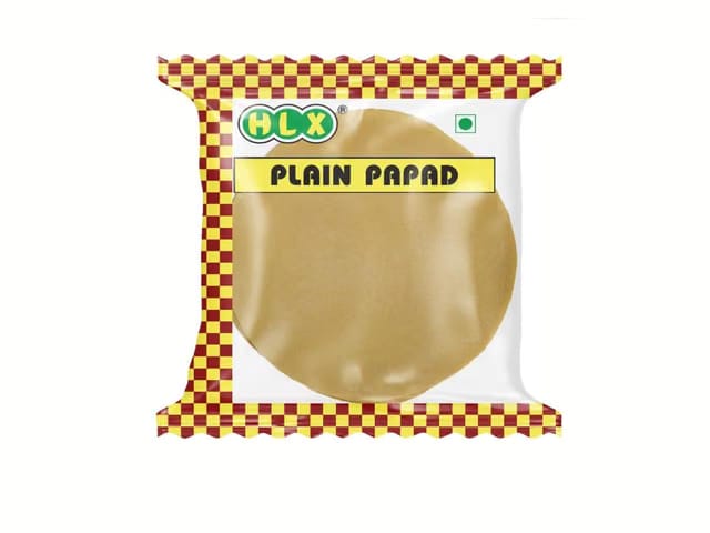 HLX Plain Papad Urad Dal Papad - Plain, 200g