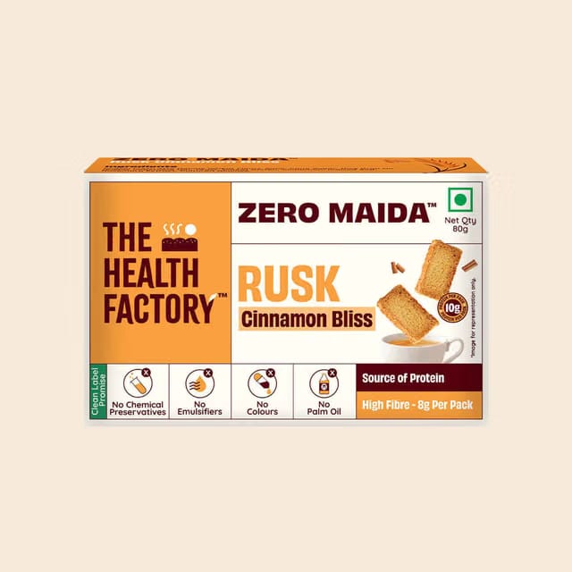 The Health Factory Cinnamon Rusk