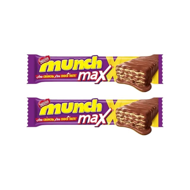 Nestle Munch Max Choco Coated Crunchy Wafer Chocolate