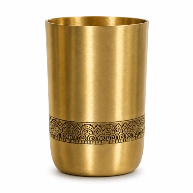 Virasat Brass Drinking Glass