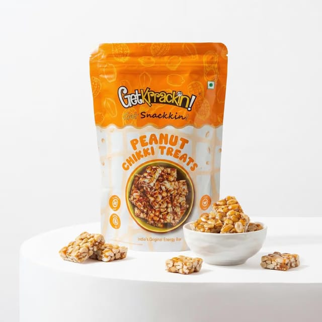 GetKrrackin! Peanut Chikki Bites