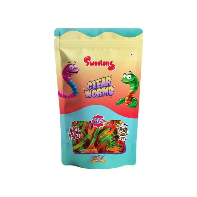 Weeton Clear Worm Gummy Candies