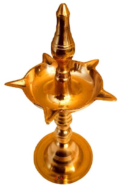 NIlavilakku- Kerala Traditional Brass Oil Lamp for Poojas and Festivals