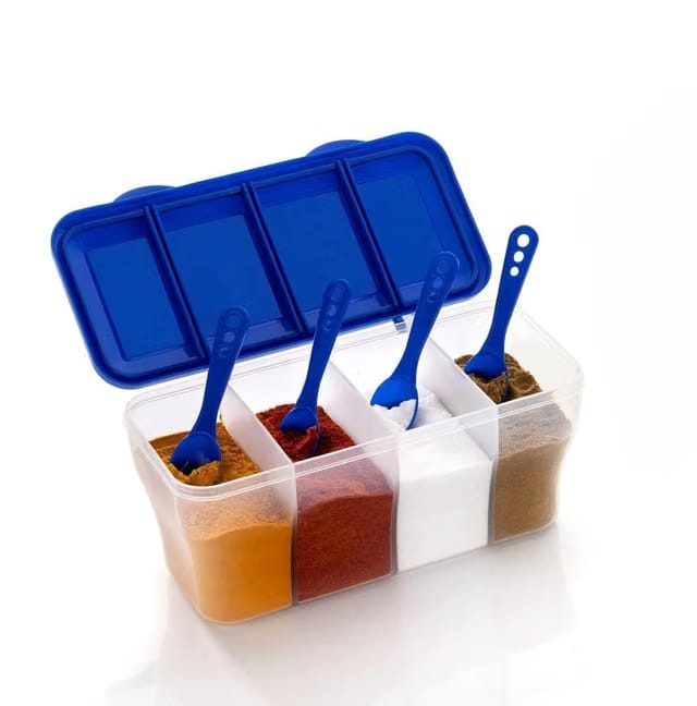 HomeWiz 4 Section Masala Box