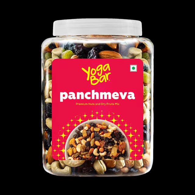 Yogabar Panchmeva, Nuts and Dry Fruits Mix, Almonds, Cashews, Raisins,Dates