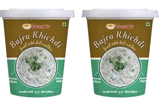 Bhaat.in Instant Bajra Khichdi |Pack of 2|PROTEIN 10GM |Wholegrain