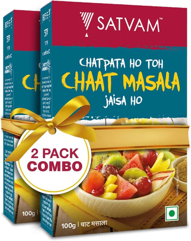 Satvam Chaat Masala (2 * 100 Grams)