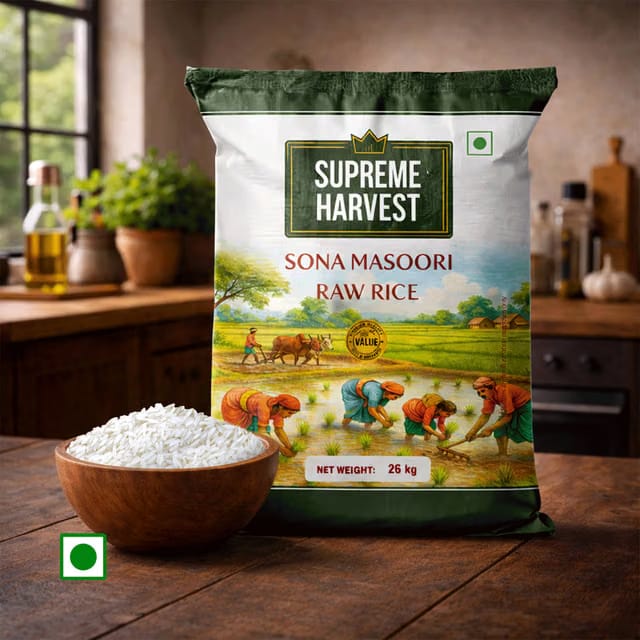 SUPREME HARVEST Sona Masoori Raw Rice