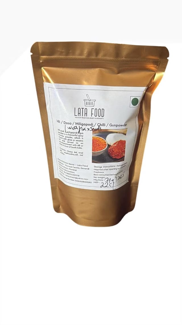 LATA FOOD Idli/Dosa Podi (Milagai podi)
