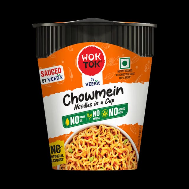 WOK TOK BY VEEBA CHOWMEIN CUP NOODLES
