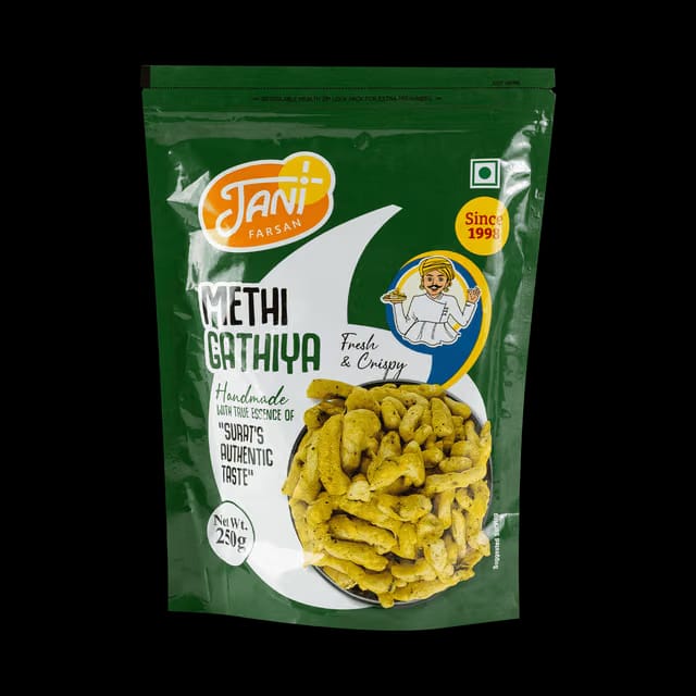 Jani farsan Methi Gathiya