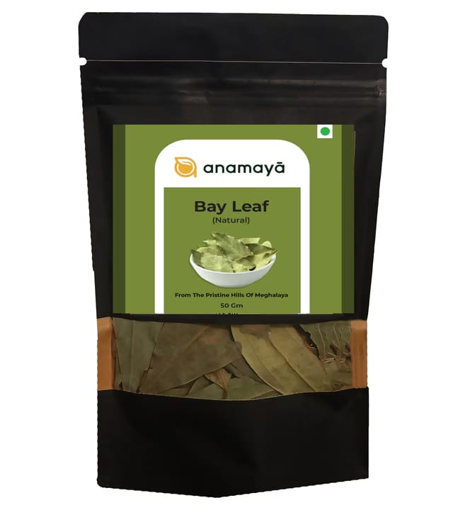 anamaya Bay Leaves Dry|Bay Leaf Dried|Tej Patta|Grown&Harvested In Meghalaya|Resealable Stand Up Zipper Pouch|Pack Of 1|