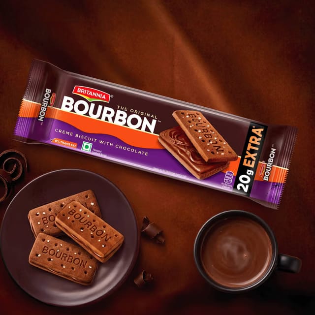 Britannia The Original Bourbon - Creme Biscuit with Chocolate