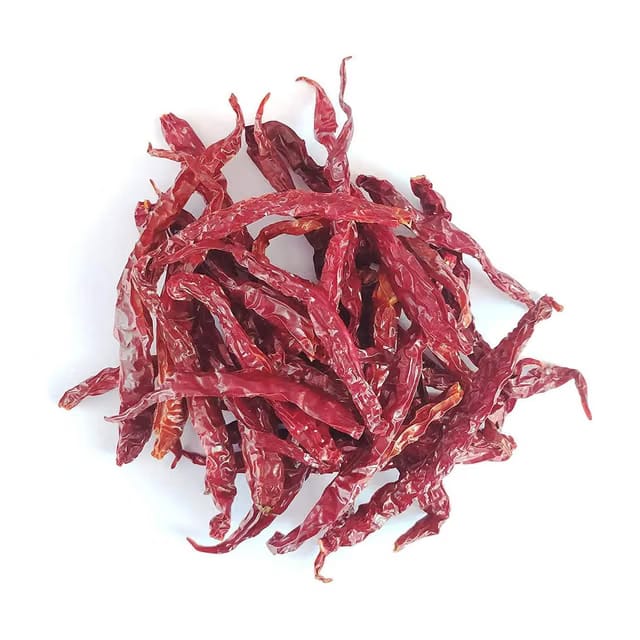 Marwar Red Chilli Whole & Dry (Lal Mirchi Sabut) Without Stem