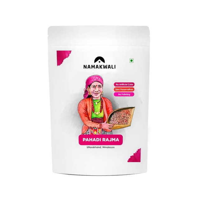 Namakwali Himalayan Munsiyari Rajma, White Kidney Beans from Uttarakhand, Unpolished, Quick Boiling and Creamy Texture