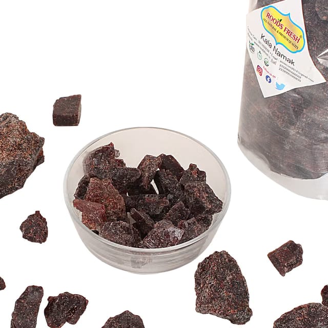 Roods Fresh Whole Natural Himalayan Black Salt Crystals