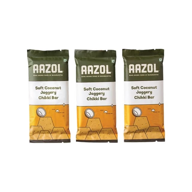 Aazol Soft Coconut Jaggery Chikki Bar