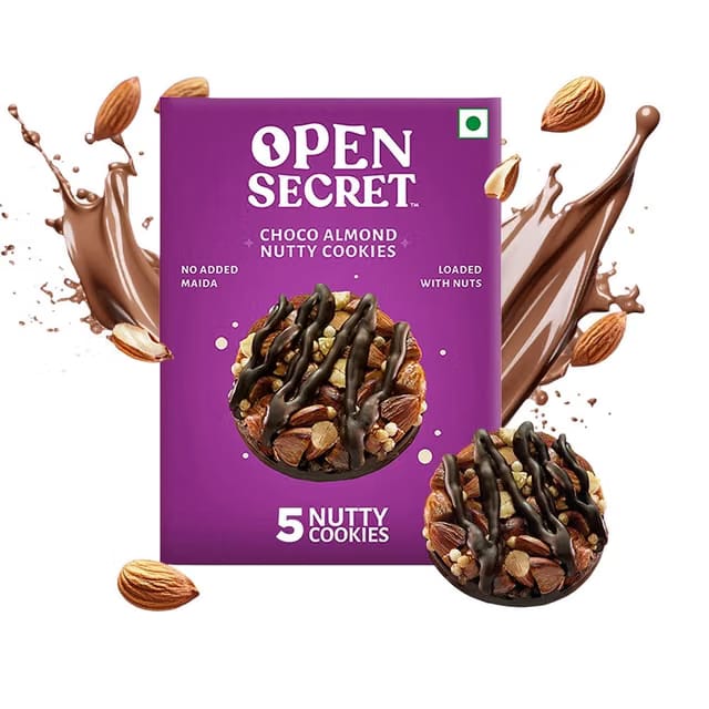 Open Secret Zero Maida Chocolate Almond Protein Cookies
