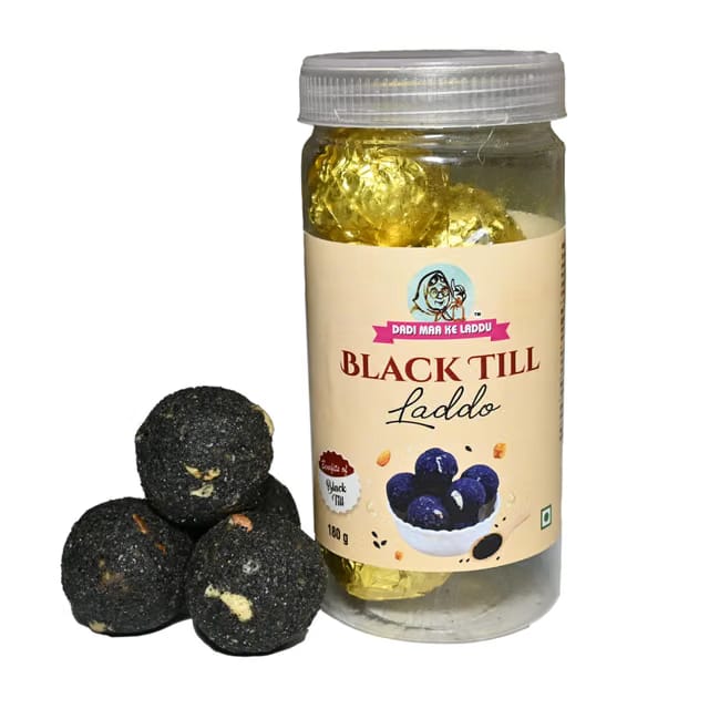 DADI MAA KE Black Til Laddu with Jaggery & Gond