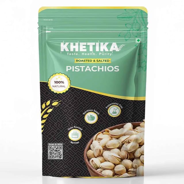 Khetika Premium Roasted & Salted Pistachio