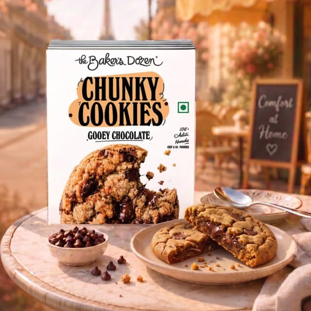 The Baker's Dozen Chunky Chocolate Chip Cookies