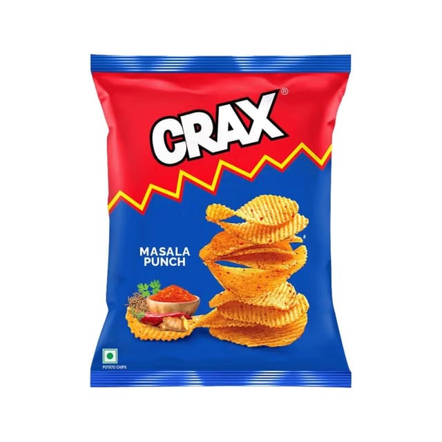Crax Masala Punch Potato Chips Snacks