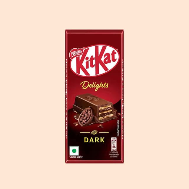Nestle KitKat Delights Dark Chocolate Coated Wafer Bar