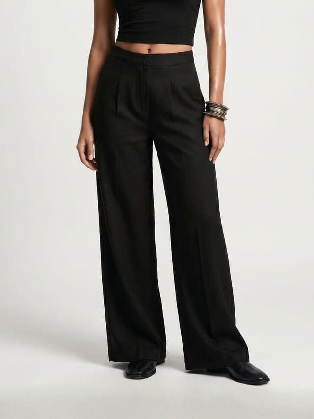 Black Loose fitting pants