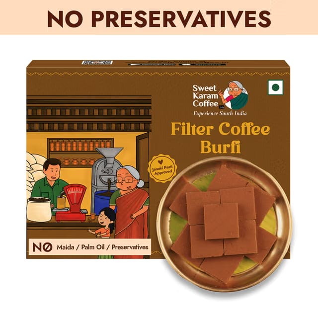 Sweet Karam Coffee Filter Coffee Burfi