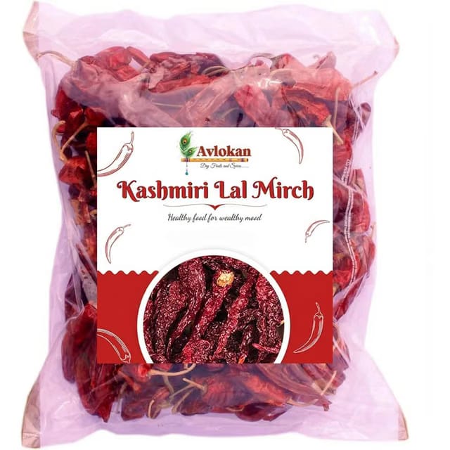 Avlokan Premium Kashmiri Whole Red Chilli
