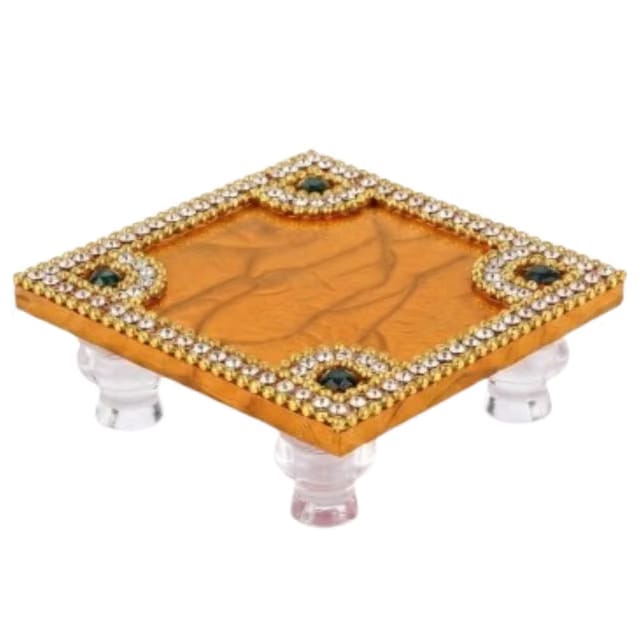 Decorative Pooja Chowki for God Idol
