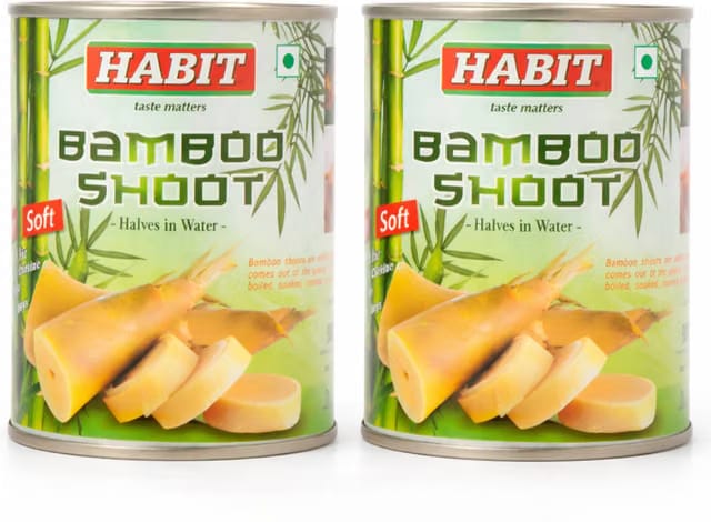 HABIT Bamboo Shoot-560g X 2 pack |Edible young sprouts |Perfect for Asian cuisine Vegetables