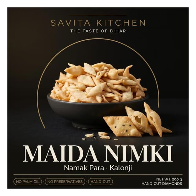 Savita Kitchen Maida Nimki, Namak Para with Kalonji, Homemade Namkeen