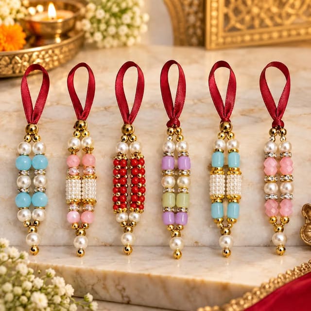 Pack of 12 Laddu Gopal Mala for God Idols