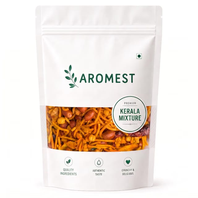 AROMEST Authentic Kerala Mixture – Spicy South Indian Namkeen